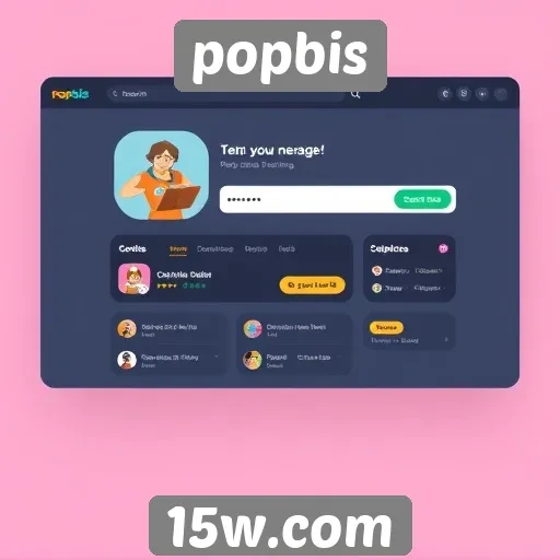 Mudanças na interface do usuário do Popbis